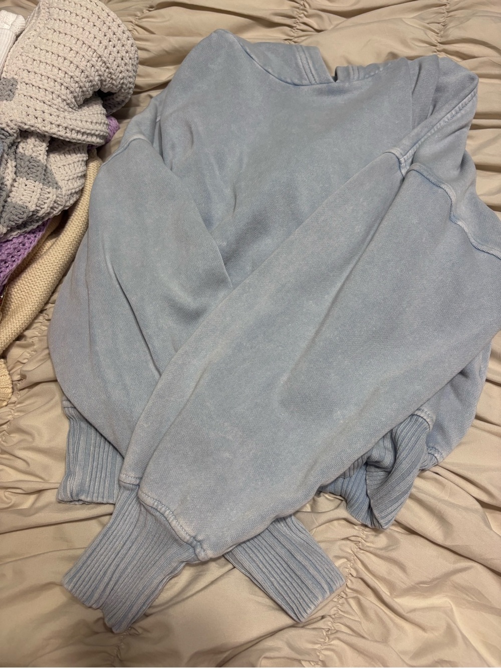 aerie Men's Crewneck Sweater - Light Blue